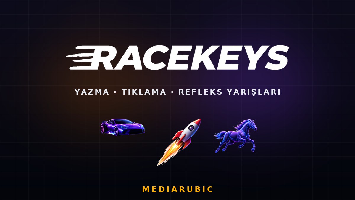 RaceKeys: The New Address for Typing Speed, Clicking, and Reflex Races