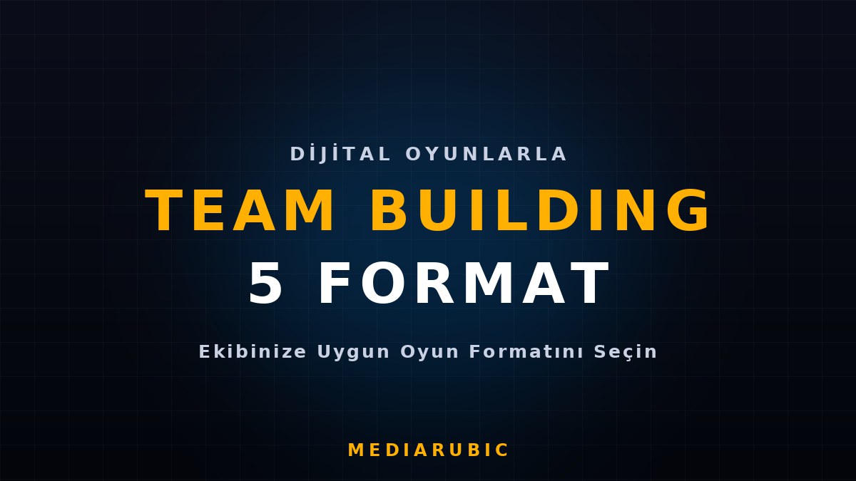 Team Building Ideas: 5 Different Formats with Digital Games